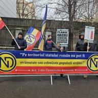 Noua Dreaptă a protestat la Ministerul Muncii în data de 15 decembrie a.c., pentru a doua oară în decurs de o lună